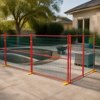 Panneau de clôture temporaire amovible galvanisé pour le marché canadien – Barrière métallique modulaire pour travaux routiers et rassemblements extérieurs