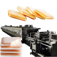 Machine à Biscuits Entièrement Automatique Haut de Gamme HG, Capacité 100 kg/h, Alimentée au Gaz, Acier Inoxydable 304, Écran d'Affichage, Nouvelle, Garantie 1 An, 25 kW