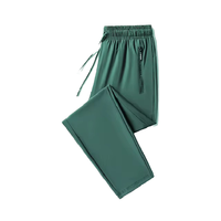 Pantalon de sport 2026 personnalisé pour homme – Pantalon de survêtement décontracté d'automne en polyester/coton, taille mi-haute, coupe ample, grande taille, tissé, style jogger