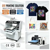Nouvelle imprimante DTG entièrement automatique avec nettoyage automatique des têtes d'impression, machine tout-en-un pour l'impression directe sur vêtements, pour impression multicolore sur matériaux flexibles