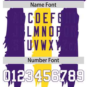 Custom White Purple and <b>Gold</b> Graffiti Pattern Flag Football Jerseys - Product Image 4