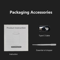 Machine de diffuseur de parfum d'humidificateur d'air Usb d'huile essentielle d'arome de voiture de qualité d'aromathérapie de batterie sans eau intelligente pour la voiture