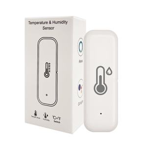 Higrómetro Inteligente WIFI Tuya, Sensor de Temperatura, Detector, Compatible con Alexa y <span class=keywords><strong>Google</strong></span> Home, Diseño de Barra, Funciona con Batería, para Hoteles, <span class=keywords><strong>PC</strong></span>, TH01 - Product Image 2