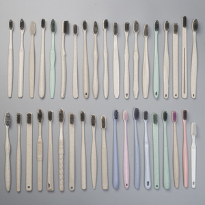 Hotel ecológico cepillo de dientes de paja de <span class=keywords><strong>trigo</strong></span> Manejar material desechables cepillo de dientes - Product Image 5