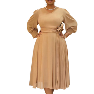 elegant church dresses for ladies Women Bodycon Vintage Wear to Work Pencil Midi Dress Elegant Church Dresses for Women