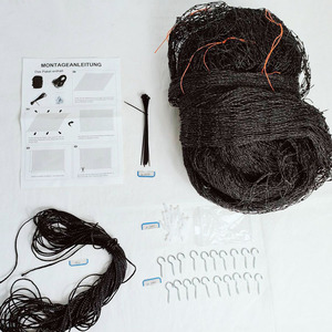 CAT NETTING <span class=keywords><strong>Filet</strong></span> de sécurité PE pour balcon <span class=keywords><strong>Filet</strong></span> monofilament en polyester pour <span class=keywords><strong>chat</strong></span> avec fil en acier inoxydable - Product Image 1