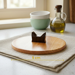 Tapa para tazas tamaño S hecha de madera natural, complementa perfectamente sus necesidades de servicio y vajilla, ecológica. - Product Image 5