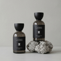 Flacon de parfum en verre avec bouchon en bois 30ml 50ml 100ml, flacon d'emballage de parfum vide noir personnalisé