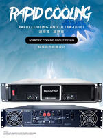 GAP-S1400 2000W*2 Amplificateur de Puissance Professionnel avec Mélangeur pour Scène de DJ