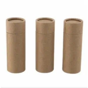Индивидуальные экологически чистые картонные трубки для бальзама для губ дезодорант контейнер для ухода за кожей push up бумажные трубки