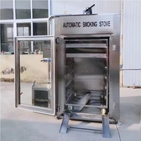 Four à fumage automatique pour aliments : machine à fumer le poisson, la viande, les saucisses, le poulet, la dinde, le saumon, le canard, le bœuf (fumage à chaud et à froid)