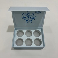 Cartelle Personalizzate in Stile Cinese con Rivestimento in Spugna, Imballaggio Ecologico Monouso per Medicinali, Personalizzato Azzurro