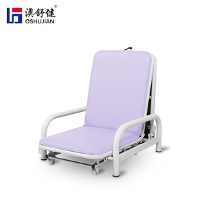 Chaise d'hôpital Ausnutria en métal pliable avec accoudoirs pour usage hospitalier - Product Image 2