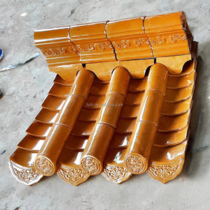 Materiales para Techos de Gazebos Estilo Chino, <span class=keywords><strong>Pabellón</strong></span> del Templo Shaolin con Tejas de Techo Esmaltadas - Product Image 1