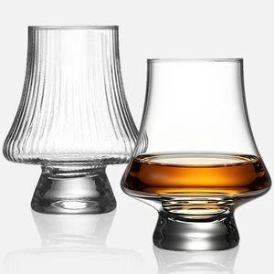แก้ววิสกี้สก็อตช์แบบขายส่ง ฐานหนา 250 มล. แก้วดมกลิ่นวิสกี้ Glencairn แก้วชิม - Product Image 1