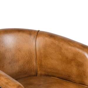 Sillas de comedor modernas con estructura metálica y tapicería de cuero, con asiento acolchado y respaldo ergonómico para cocina, comedor y restaurantes. - Product Image 2