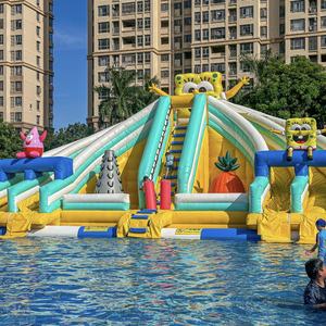 Sıcak satış şişme yüzen su parkı ekipmanları ev yetişkin eğlence için-Juegos Para Parques su oynamak Juegos Para Parques - Product Image 6