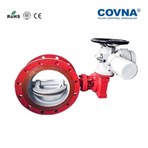 Válvula de mariposa eléctrica tipo A de estructura central con bridas, sellada herméticamente, multivuelta, DN150 o 8 pulgadas, con ventana de 90 días, de Covna - Product Image 5