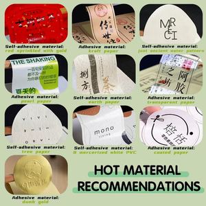 สติกเกอร์พีวีซีกันน้ำ ทนน้ำมัน พิมพ์ดิจิทัล สำหรับติดบรรจุภัณฑ์อาหาร พร้อมโลโก้ใสแบบกำหนดเอง - Product Image 4