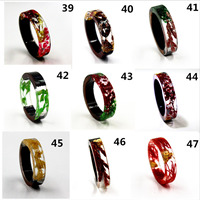 Bagues en bois en résine pour hommes et femmes, bijoux colorés, tendance, créatifs, cadeau de forêt magique, 2020, Offre Spéciale