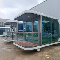 2023 Nouvelles maisons Airbnb Casa Pequea Tinyhouse Maison préfabriquée 3 chambres et salon Volferda Capsul House