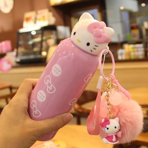 Tasse Hello Kitty Kawaii Kuromi en Acier Inoxydable, Bouteille d'Eau Sanrio pour Étudiant 400ml - Product Image 5