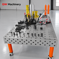 Table de soudage nitrurée de haute précision, plateforme de soudage modulaire flexible 3D avec système de trous pour le positionnement des métaux