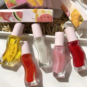 Huile à lèvres hydratante au miel et à la noix de coco, label privé, végane, effet repulpant, brillant, tubes d'huile à lèvres personnalisés avec boîte et logo - Product Image 5