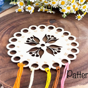 Soporte de hilo de madera Pafu, soporte de hilo de bordado, bobinas de hilo con organizador, soporte de hilo de almacenamiento - Product Image 6