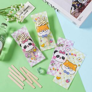 Bolsa de plástico tipo stand-up para envoltorios de helados, paletas, barras de chocolate, piruletas, chicle y <span class=keywords><strong>sushi</strong></span>, de grado alimenticio, personalizable, en stock - Product Image 2
