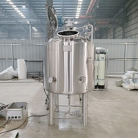Chine Fabricant professionnel en acier inoxydable 300L 500L chauffage transfert d'huile chauffage gainé mélange agitateur réservoir à vendre