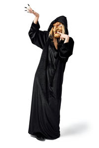 2025新スタイル大人黒魔女悪魔衣装中世乙女ハロウィンファンシーコスプレドレス - Product Image 5