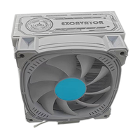 Hongyi Intel 120mm RGB Gaming PC Cooler 4 Caloducs 3PIN 4PIN PWM Ventilateur 160W TDP LED Caractéristiques Refroidissement CPU Radiateur Ordinateur