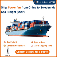 Ventilateurs sur pied : Agent maritime de Chine vers la Suède, DDP porte-à-porte, transitaire le plus rentable, logistique économique