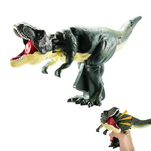 2023有趣的恐龙新闻玩具咆哮与愤怒的恐龙抓取器玩具互动霸王龙恐龙与声音咆哮