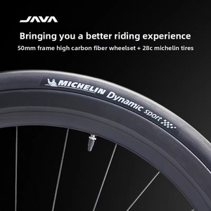 จักรยานเสือหมอบ <span class=keywords><strong>JAVA</strong></span> Fire 6 JiaWo <span class=keywords><strong>FUOCO</strong></span> TOP รุ่นใหม่ ระบบเบรกไฮดรอลิกคู่ 105  24 สปีด โครงคาร์บอนแข็งแรง ไม่มีโช้คหน้า - Product Image 5