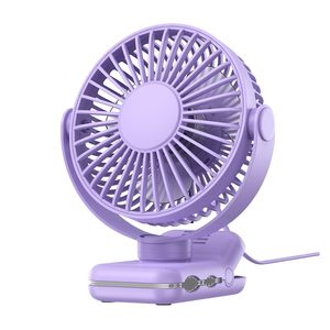 Ventilateur solaire rechargeable USB 8 pouces populaire avec lampe, ventilateur de circulation d'air multifonctionnel, grand ventilateur à forte puissance, lampe de camping - Product Image 1