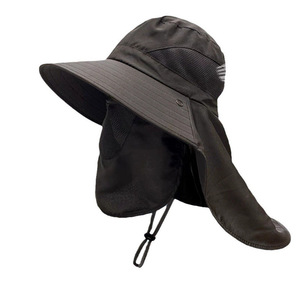 Sombrero de Pescador para Hombre, Protección UV, para Viajes al Aire Libre, con Visera para el Sol, Protección Facial, con Borde Ancho, H007 - Product Image 6