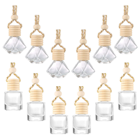 5ml 7 8 9 10 15 Mini Transparent Vide Voiture Désodorisant Diffuseurs Parfum Bouteilles En Verre