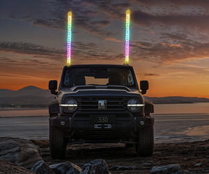 Fouet lumineux LED RGB avec application et télécommande, effet de poursuite et de danse, pour UTV, VTT, camion, mât de drapeau - Product Image 3