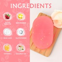 Savon Éclaircissant OEM/ODM Sous Marque Privée à l'Acide Kojique, Vitamine C et Niacinamide, Fait Main pour le Visage et le Corps, Idéal pour Peau Noire