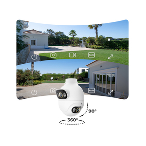 Imilab Camera giám sát góc kép 3K + 3K EC6 kép camera chiếu đèn sân khấu Wifi giám sát 360 ° điện thoại giám sát em bé giám sát từ xa thú cưng - Product Image 3