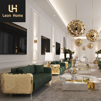 Haut de gamme personnalisé italien canapés salon en bois massif tissu canapé maison Villa salon luxe moderne meubles canapé