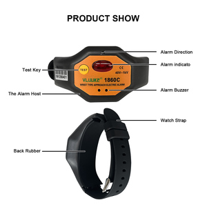 Alarme de Segurança de Proximidade Tipo Pulso de Baixa Tensão VLUUKE VC1860C <span class=keywords><strong>Detector</strong></span> de Alarme de Segurança com Proteção IP67 por 1 Ano - Product Image 2