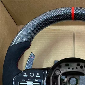 Volant en fibre de carbone pour Mercedes-Benz AMG W204 W205 W176 W166 W218 W177 W213 W212 W222 W223 W221 GLE GLC C63 <span class=keywords><strong>C63S</strong></span> G63 - Product Image 5