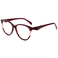 Lunettes optiques en acétate œil de chat anti-lumière bleue, expédition rapide OEM, faible MOQ, lunettes pour femmes