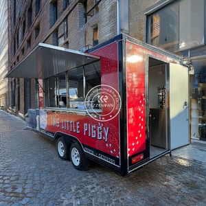 Carrito de Comida OEM 2025, Diseño y Color Personalizables, 4m 5m 6m, Carritos Móviles para Venta Ambulante de Helados, Pizza, Café, Aperitivos, Camión de Comida - Product Image 2