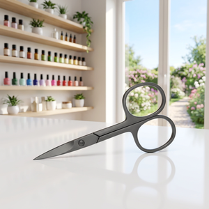 Tijeras de Manicura de Acero Inoxidable con Punta Afilada y Agujero en el Mango, Herramienta de Belleza para el Cuidado de las Uñas, Duraderas, para Adultos - Product Image 3