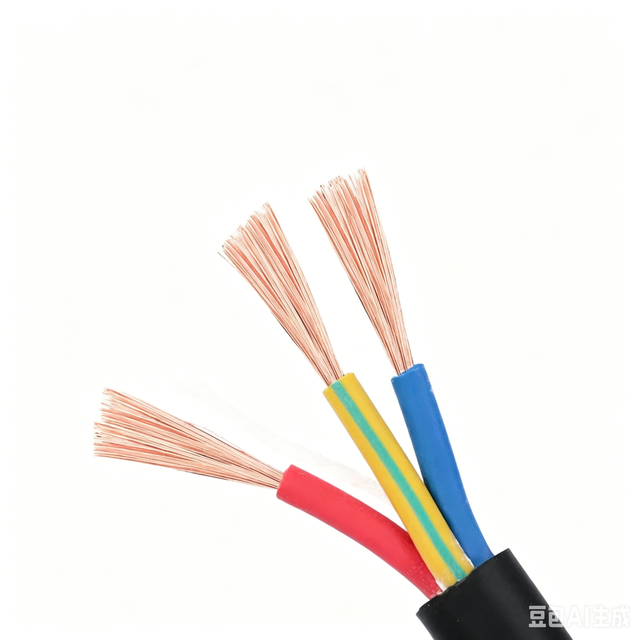 Rvv 2 Core Electrical Cable 300/500V 2*0.75 2*1.0 2*1.5 Round PVC Power Cable