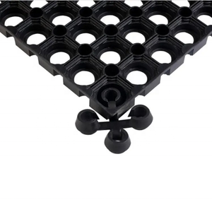 Durable Anti Aging Rubber Hole <b>Mat</b> Quick Drain Interlocking <b>Mat</b> for Hotel Cafeteria Food Plant Anti slip Flooring - Product Image 5